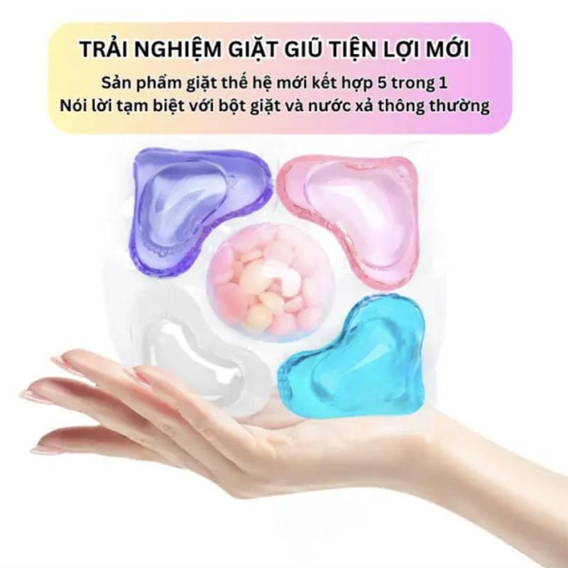 【Mua 1 tặng 1】Hạt Giặt 5 Trong 1, 1 Hộp 30 Viên, Công Nghệ Mới, Giặt Mạnh, Hương Thơm Lâu Dài, Giặt 5 Lần 2
