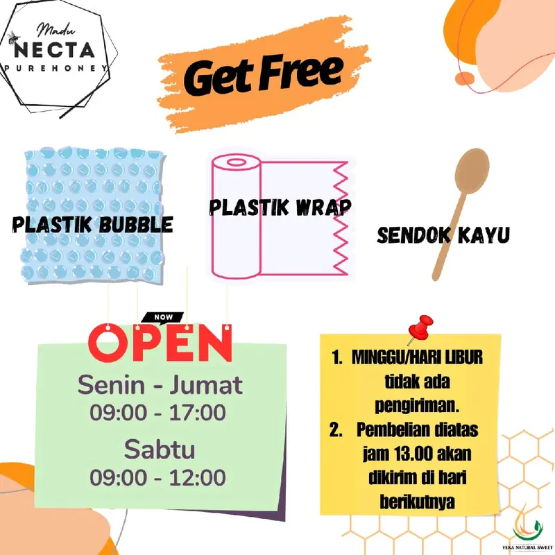 Madu Randu / Madu Necta Purehoney RANDU / Ceiba Pentandra Honey / RAW Honey / Madu Murni / 100% Madu Alami / Asli / RANDU 5