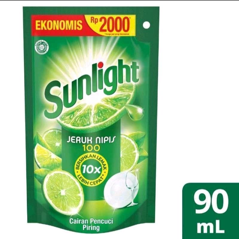 Sunlight 92g pencuci pinggan ekonomis pack travel