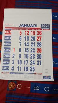 Product Review of KODE MDA 109 II Kalender Nasional 2025 KALENDER JUMBO 2025 / Kalender Dinding JUMBO 2025 41x60cm from d** d**y 0