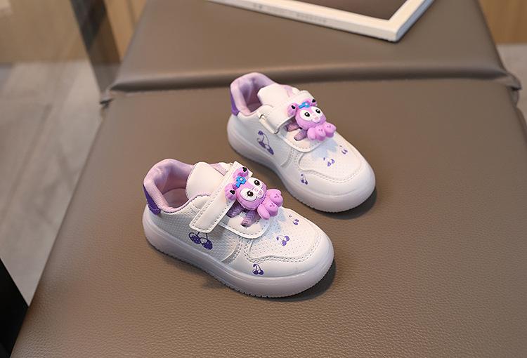 Product Introduction of Children&#039;s shoes spring and autumn sports shoes leather breathable flashing shoes children&#039;s shoes 7