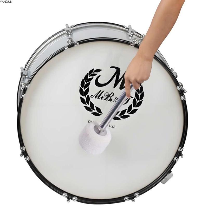 YANDUN 1 cái Thép không gỉ Vồ Trống Bass Tay cầm công thái học Cổ điển màu…
