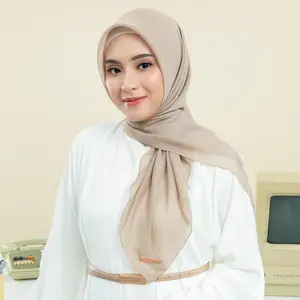 Lozy Hijab - Bianca Paris Voal Square (Hijab Segiempat Paris Voal Lozy x Bianca) Kerudung Muslim Casual