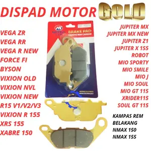 DISCPAD KAMPAS REM DEPAN DISPAD JUPITER MX VEGA ZR VIXION BYSON R15 MIO SPORTY SOUL GT XABRE RR XEON FINO Cakram
