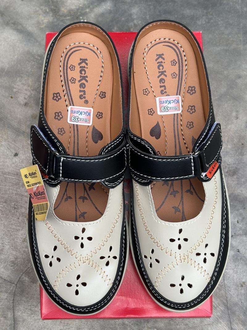 Product Introduction of Sepatu Sendal wedges wanita kombinasi motif zigzag 3