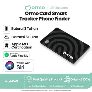 ORMO Card Smart Security Track Link | Card Find My Garansi 3 Bulan