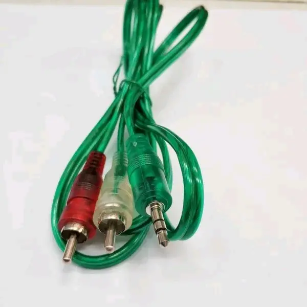 Kabel RCA Mini Stereo 2 ke 1 / Kabel Audio HP ke Speaker Kualias Premium