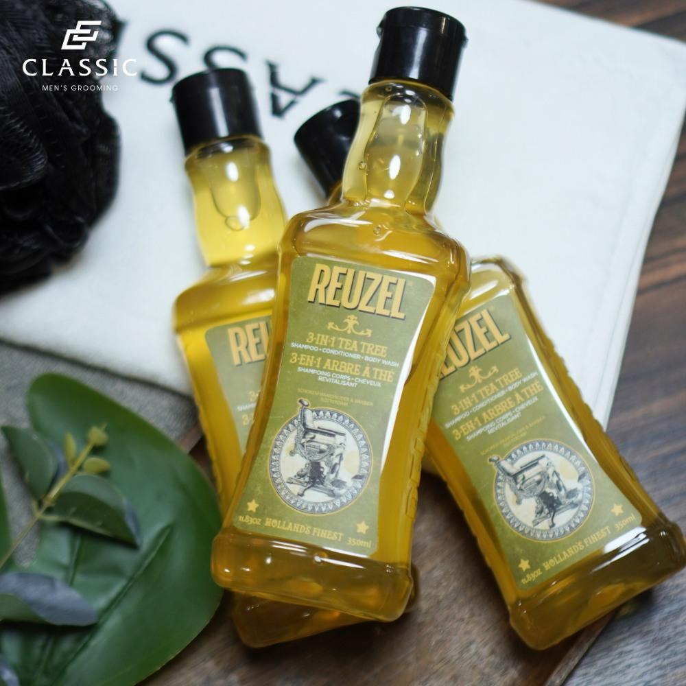 Dầu gội,xả,tắm 3 trong 1 Reuzel Tea Tree Shampoo
