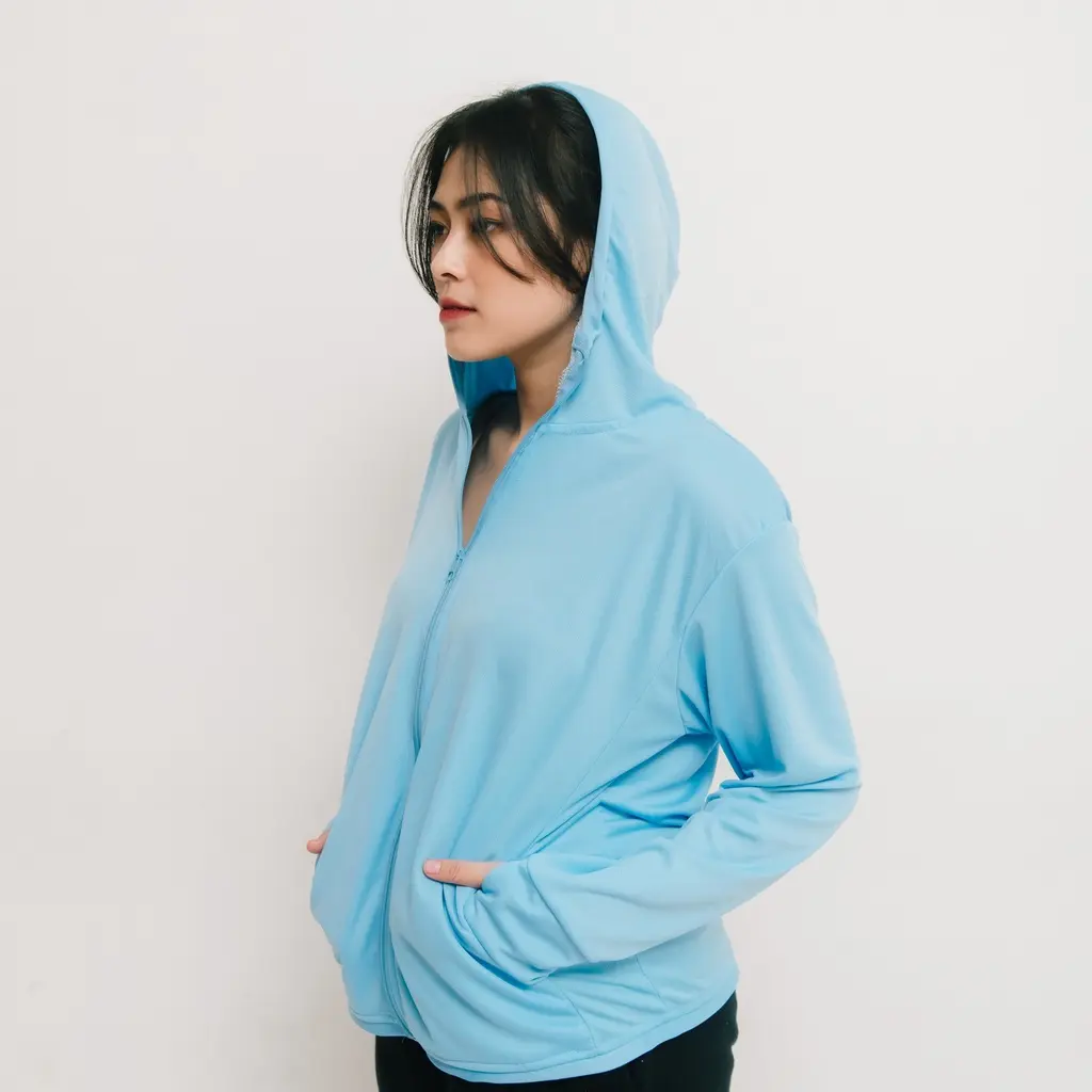 Jaket olahraga Mesh Pria dan wanita anti Uv  Terbaru Hoodie Nyaman Ringan Outdoor Indoor Jogging Gym Bersepeda Yoga quality  Premium Sport Sport Abu