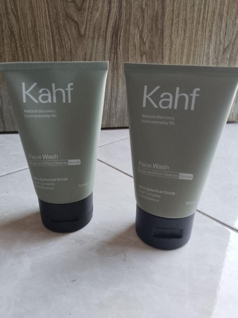 Product Introduction of Promo - Kahf Face wash acne and Pore cleanser scrub (melembabkan & mencerahkan kulit) 100ml 3