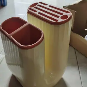 YESALL Rak Dapur - Tempat Sendok Tempat Sumpit Rak Talenan Gunting Tempat Spatula Peralatan Dapur Tempat Alat Makan Penyimpanan Rak Pisau Tempat Sendok Garpu Wadah Sendok