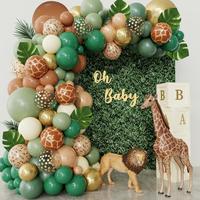 Gambar DINOSO 127pcs Safari Hutan Balon Bermotif Garland Set untuk Pesta Ulang Tahun Hewan Pernikahan Dekorasi - 127pcs Hijau Safari dari DINOSO INDONESIA Kota Administrasi Jakarta Barat 4 Tokopedia