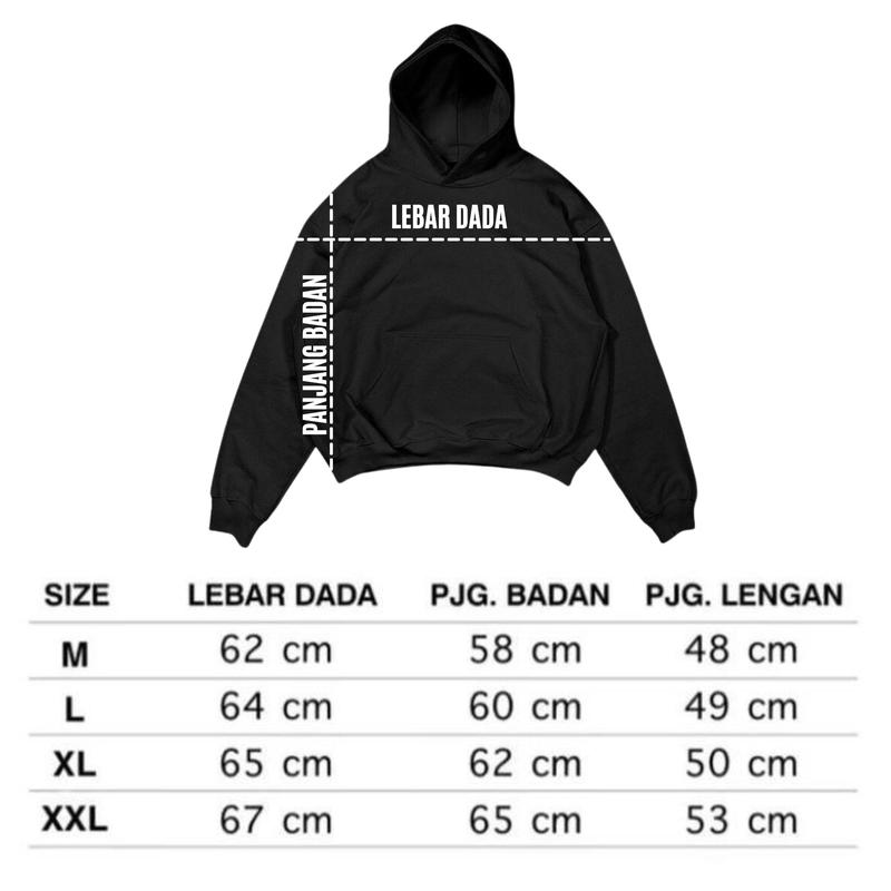 STREES One Set Boxy & Sweatpants Baggy Facestar Setelan Berbahan Kain Fleece Lembut Adem Pria Wanita 7