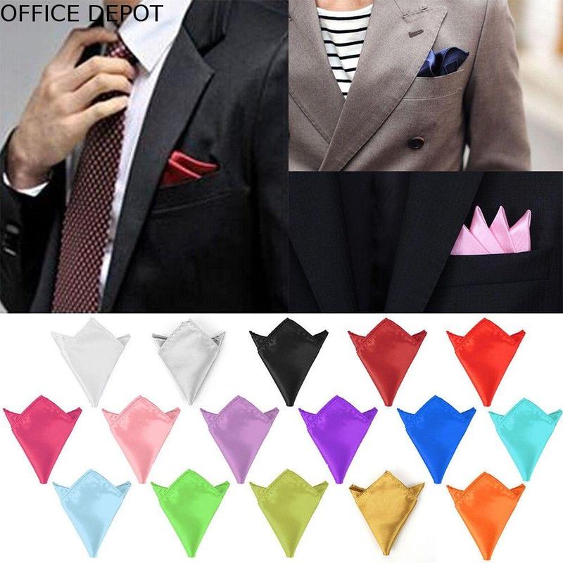 OFFICE DEPOT Phụ kiện nam Chính thức Bộ đồ cho tiệc cưới Đàn ông Trơn 15 màu…