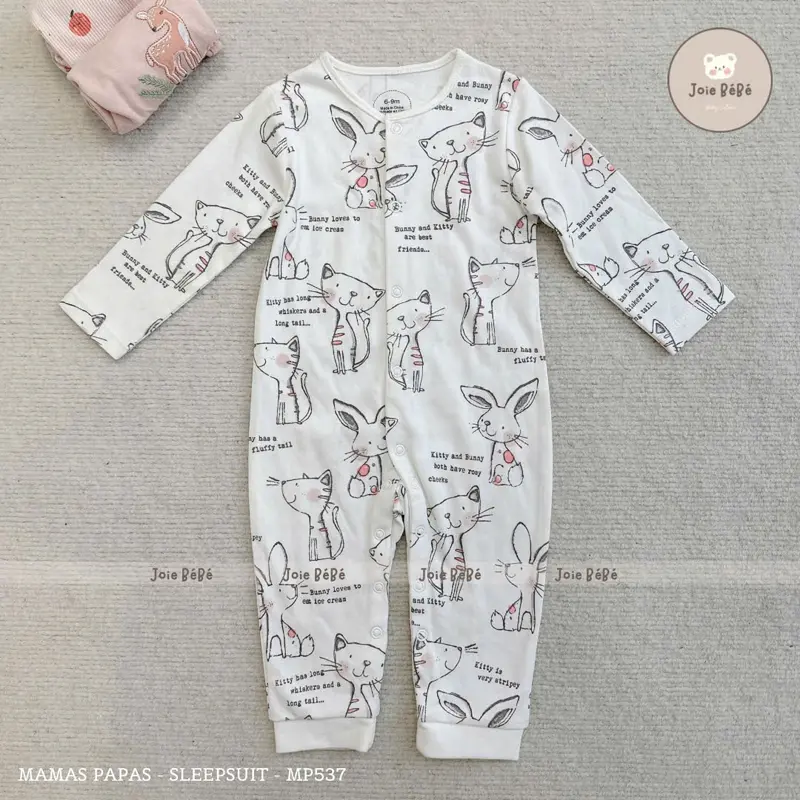 [hàng mới về] Sleepsuit MA.MAS PA.PAS cotton cao cấp hàng xuất dư xịn 5