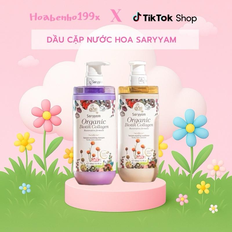 Dầu Cặp hương nước hoa Saryyam hương sen bách diệp 500ml/chai