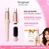 Gambar [LIVE EXCLUSIVE] Onlife Beauty x CECE VIRNA – Automatic Curling Iron HS02 28mm Ceramic Coating - PINK dari Onlife Beauty Kab. Tangerang 4 Tokopedia