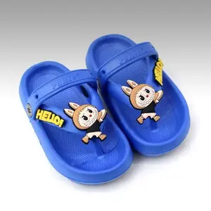 sandal anak cit cit anak laki sandal one piece anak laki laki Cute Kid's Flip-Flops Sendal Anak Laki-Laki sandal anak Jepit Tali Bwlakang Motif Labubu Keren sandal anak laki laki 5–6 Ukuran 18-35