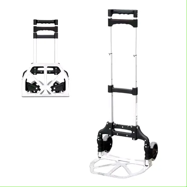 Luggage Cart Foldable Aluminium Pull Rod/Iron Base-SW 7531 Fast Delivery/Local Warranty