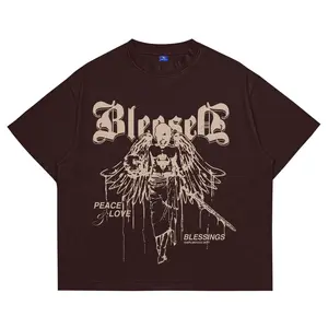 Kaos Oversize Boxy Tshirt Distro Pria dan Wanita Cotton Combed Premium 24s Streetwear Tag Simplimoods - Lengan Pendek, Printing