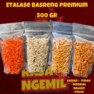 Etalase Basreng Premium 500 GR Rajangemil