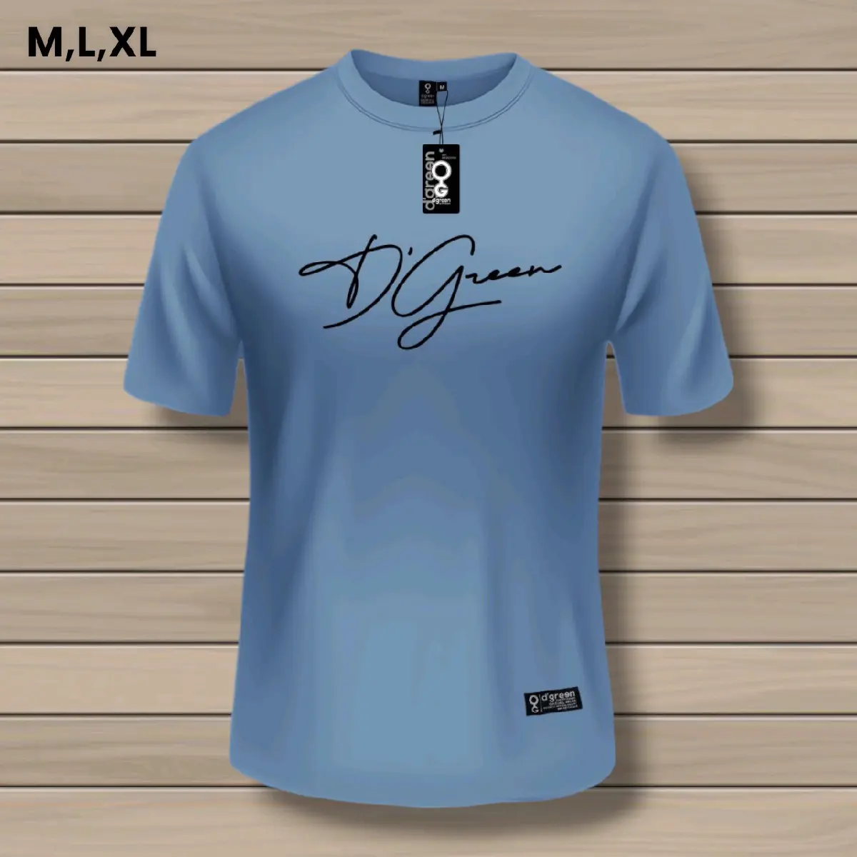 Baju Kaos Pria D'green Size M-XL Lengan Pendek Bahan Katun Combet T-shirt Distro Cowok Keren