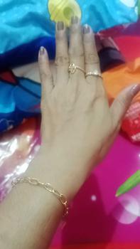 Product Review of [ Beli 2 Produk Apapun Gratis 1 ] La Vienne -  Odette - Cincin Titanium Wanita Anti Karat Aesthetic - Perhiasan Elegan Cantik Mewah Simple Rings from y**a s**e 1