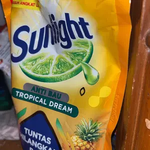 [Multipack] Sunlight Sabun Cuci Piring Tropical Dream Pouch 600ml