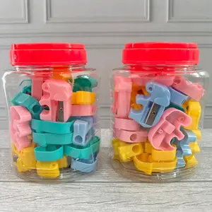 (1 TOPLES isi 24PCS) Rautan Pensil Bermotif Hewan