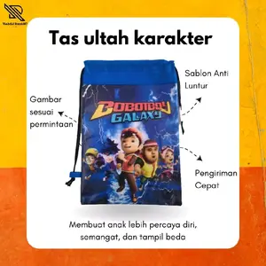 tas ultah anak karakter ransel Fashion