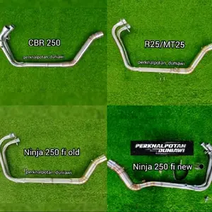 HEADER / LEHERAN NINJA 250 FI KARBU R25 MT25 CBR250RR Z250 inlet 50/51mm Motorcycle