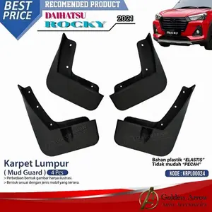 Mud Guard Rocky 2021-up Karpet Lumpur Premium Black