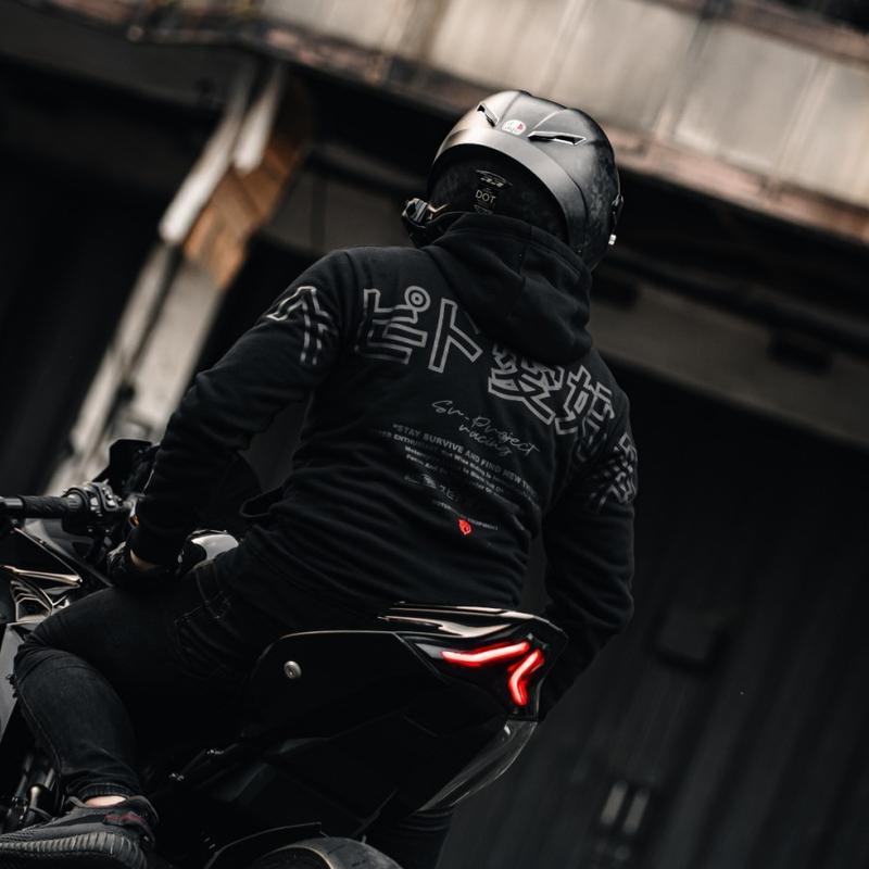 Hoodie SR-PROJECT Speed Enthusiast Japan Art BLACK EDITION 2