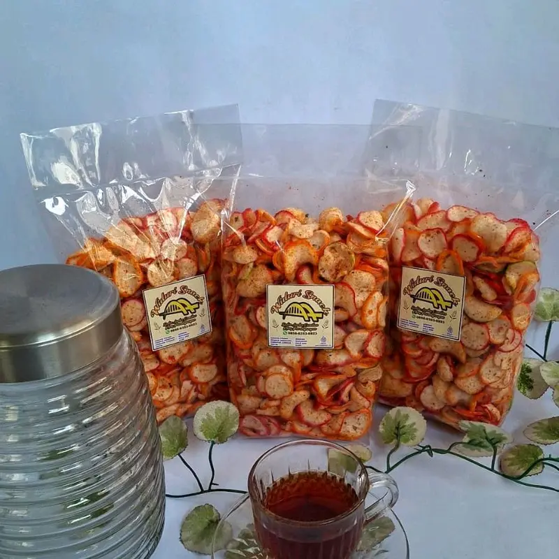 seblak kering kerupuk bawang(250 gram) pedas daun jeruk Keripik Krupuk 3