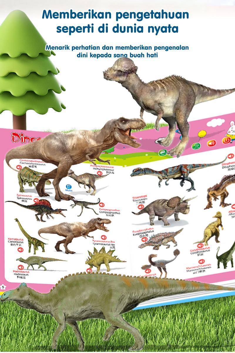 Buku Edukasi Bersuara Smart Book Anak 2 Bahasa Indonesia English 13 Materi Belajar Lengkap Hewan Biota Laut Buah Sayur Angka Huruf Hijaiyah Warna Bentuk Transportasi Dinosaurus Bagian Tubuh Alat Tulis Musik Profesi Tokoh