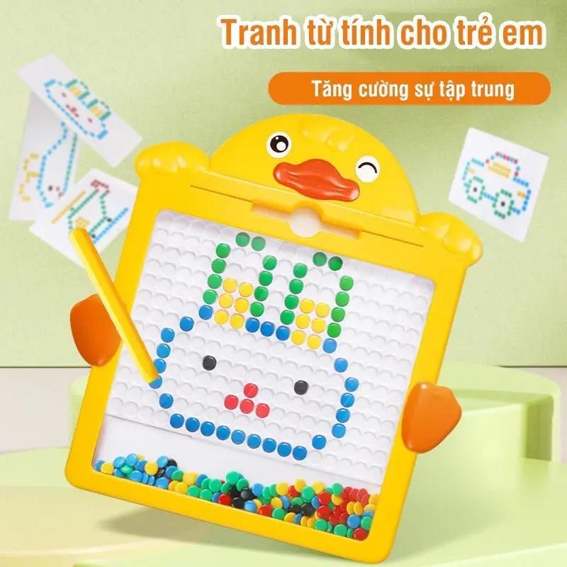 Đồ Chơi Bảng Vẽ Xếp Hình Nam Châm Hình Vịt Cho Bé – Bộ Ghép Hình Tư Duy Sáng…