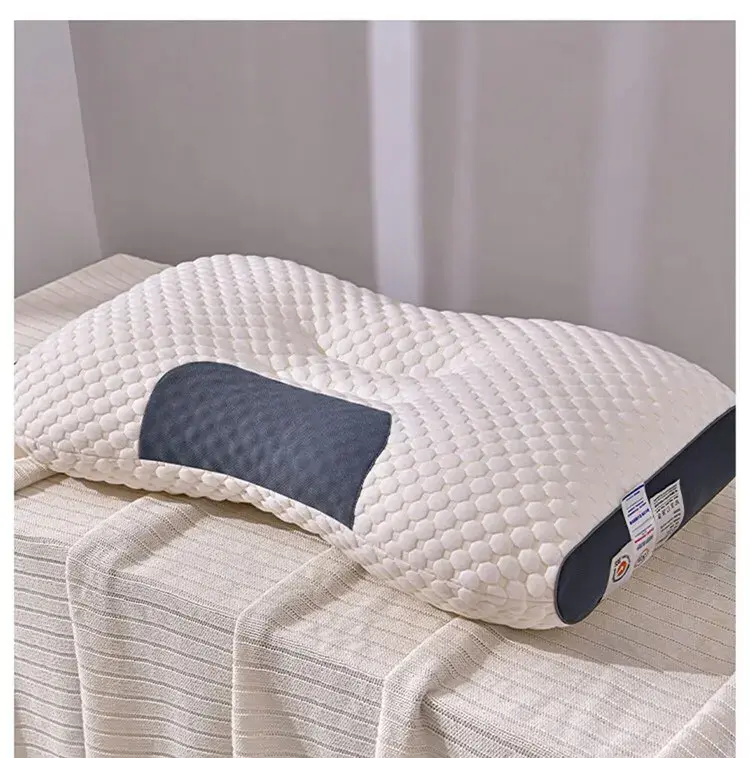 Bantal Orthopedic Memory Foam 3D Neck Cervical Pillow Massage 900G 8h White BeB