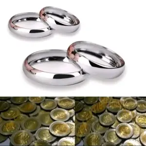 Viral Cincin Polos Silver Terbuat dari Koin Logam 1991-1992 Di jamin Tidak Luntur Rings