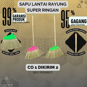 SAPU LANTAI RAYUNG SUPER RINGAN GAGANG BAMBU CENDANI