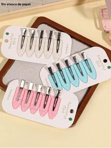 Pasadores de Color Sólido, Accesorios para el Cabello de Color Liso Casual y Simples para Mujeres y Niñas, Adornos para la Cabeza Minimalistas Adecuados para Cabello Grueso