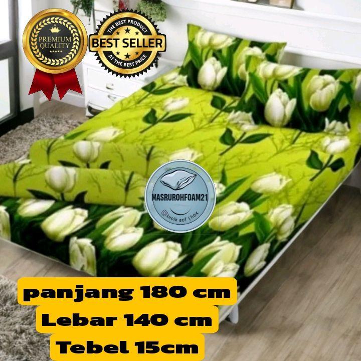 Kasur Busa Super untuk Tiga Orang Dewasa uk P180x Lx140xT15cm - Furniture 1