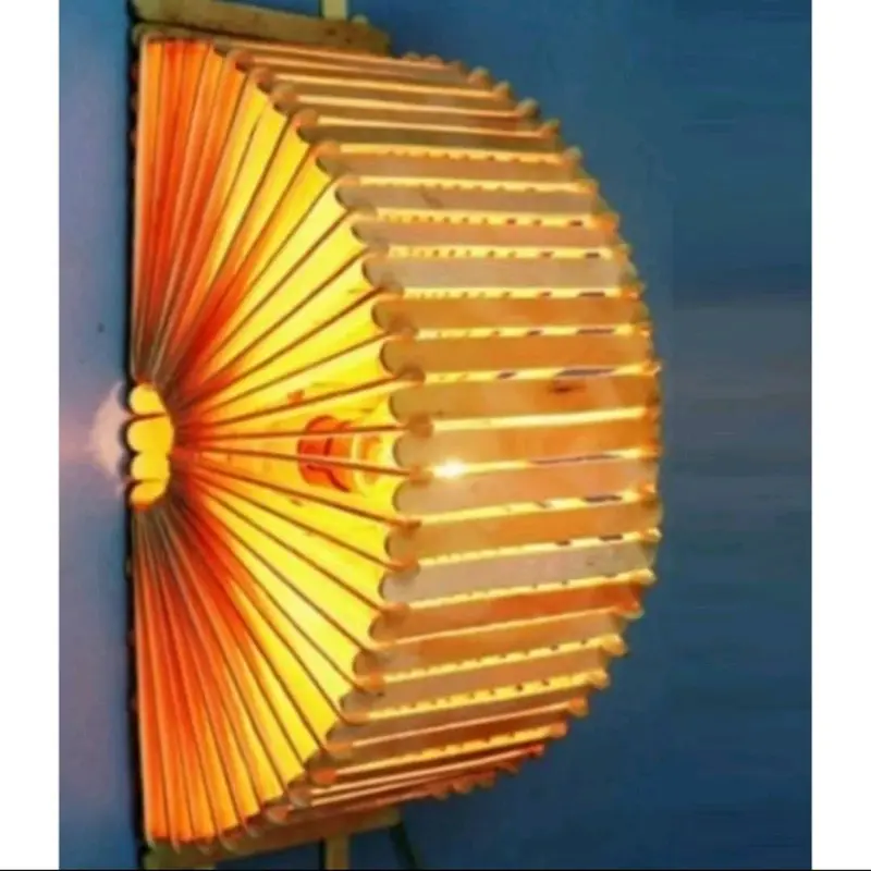 lampion dari stik es krim/lampion unik/lampion 3