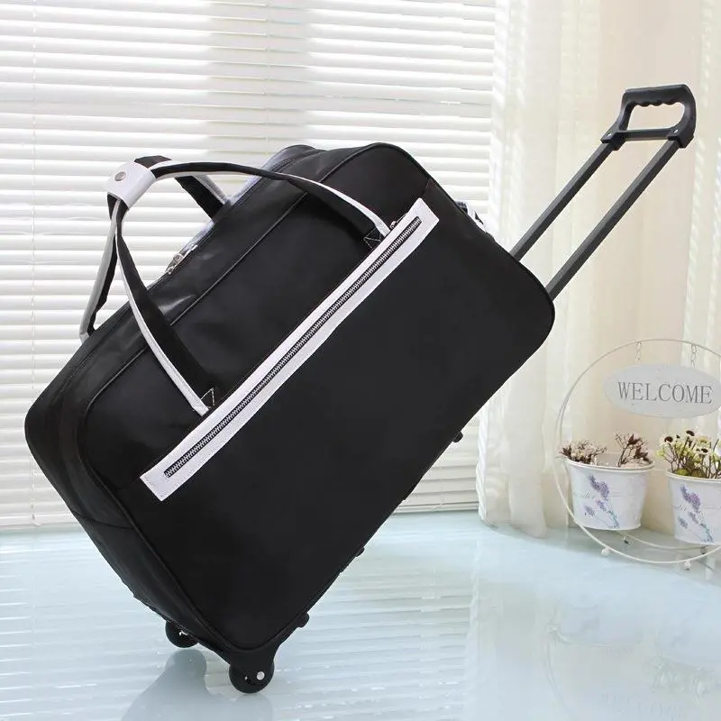 Luggage travel bag travel backpack trolley bag solid color men large-capacity luggage bag women boarding trolley case travel bag travel bag portable travel bag cheap travel bag handbag suitcase suit bag