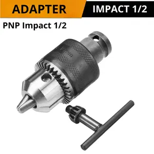 Adapter Impact Wrench Drill Chuck 13 mm Kepala Chuck Untuk Bor Listrik Impact Wrench