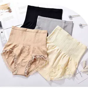 PEACHIE | KR045 Knicker Wanita Waist Underwear Cewek Short Knicker Pants Celana Dalam Korset CD  Pendek Seamless Motif High Mini