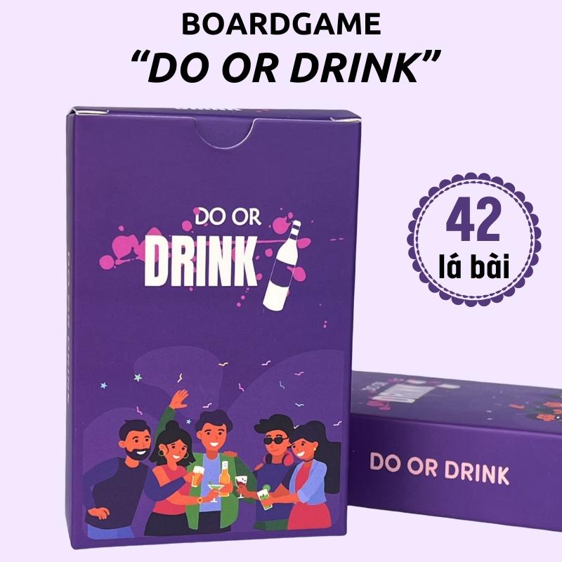 Bộ Thẻ Bài “Do Or Drink” Drinking Game Dành Cho Bạn Bè BoardGame Truth Or Dare Nói Thật Hay Làm Vui Vẻ Cho Buổi Tụ Tập Phiên Bản Siêu Lầy 42 Lá