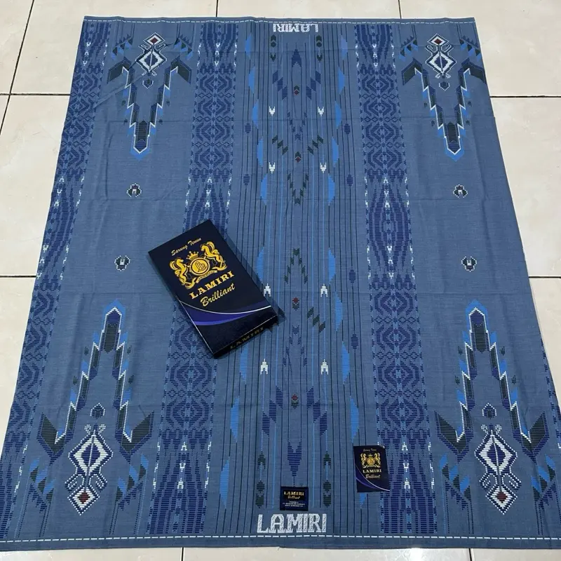 Sarung Lamiri TKB Authentic Motif TKB TR Kembang Briliant Rayon Dewasa Muslim Pria Lembut  - Premium Quality Batik bhs classic Remaja 4