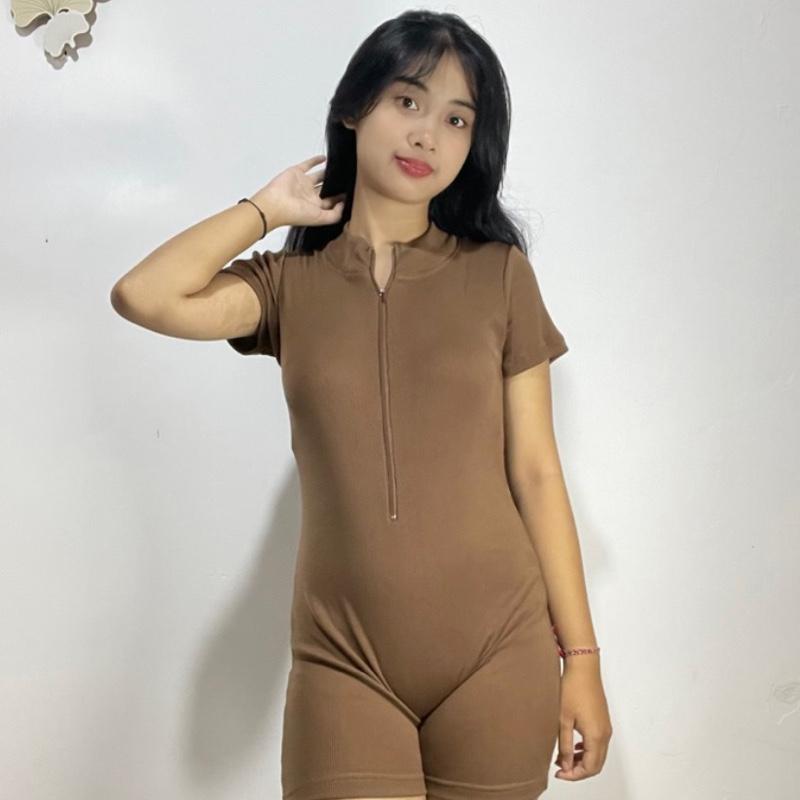 Jumpsuit adem melar baju gym bisa 0