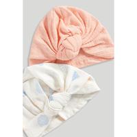 Gambar Mothercare 2 Pack Turban Baby Girls Hats - Topi Bayi Perempuan - Putih Polkadot, 1-3 Months dari Mothercare Indonesia Kota Administrasi Jakarta Barat 2 Tokopedia
