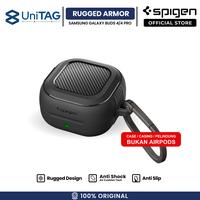 Gambar SPIGEN Case for Samsung Galaxy Buds 4 / 4 Pro Rugged Armor Carbon Fiber Shockproof Anti Slip Casing by UniTAG - Matte Black dari UniTAG Store Kota Administrasi Jakarta Barat 1 Tokopedia